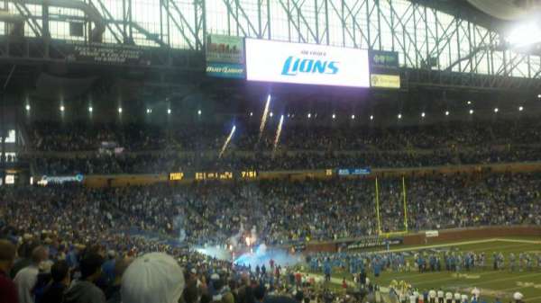 Ford Field, section: 108, row: 32