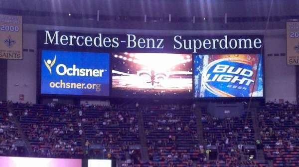Caesars Superdome, section: 129, row: 16, seat: 7