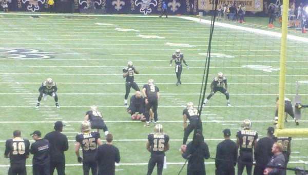 Caesars Superdome, section: 129, row: 16, seat: 7