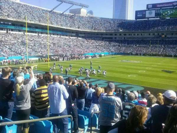 Bank of America Stadium, section: 139, row: 17, seat: 21