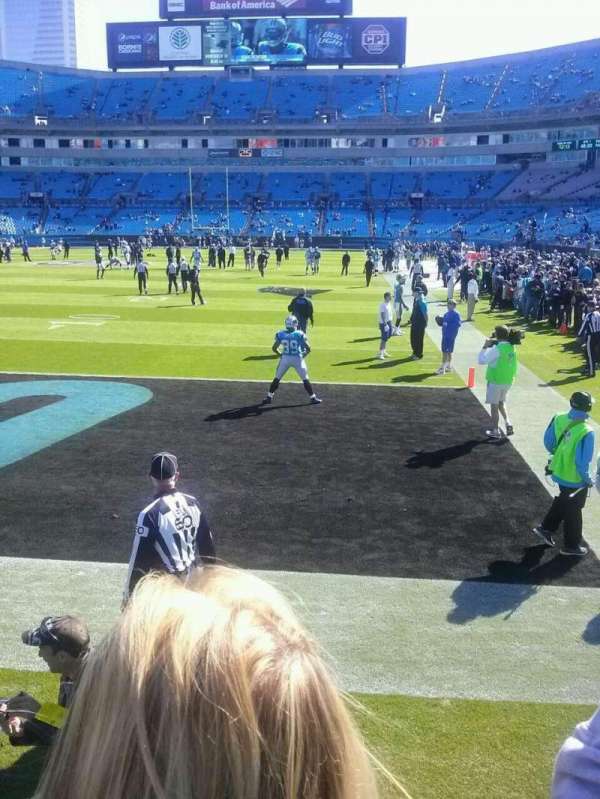 Bank of America Stadium, section: 139, row: 17, seat: 21