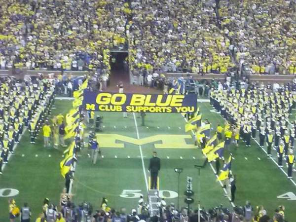 Michigan Stadium, section: 23, row: 46
