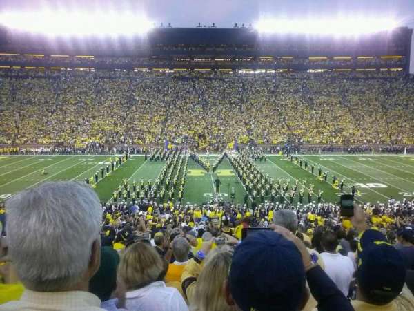 Michigan Stadium, section: 23, row: 46