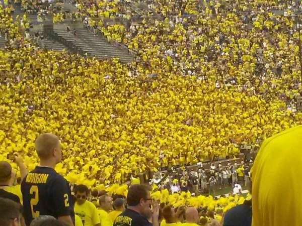 Michigan Stadium, section: 23, row: 46