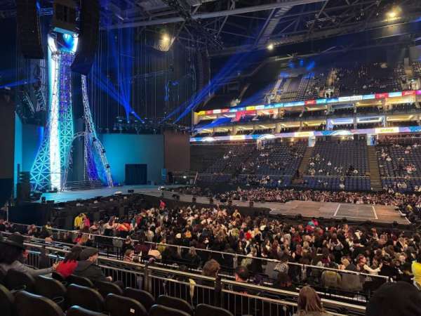 The O2, London, section: 102, row: M, seat: 64