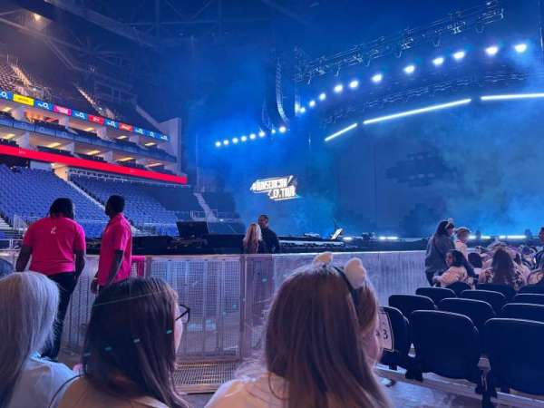 The O2, London, section: Floor B3, row: B, seat: 48