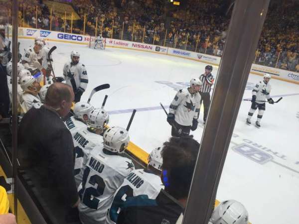 Bridgestone Arena, section: 115, row: DD, seat: 2