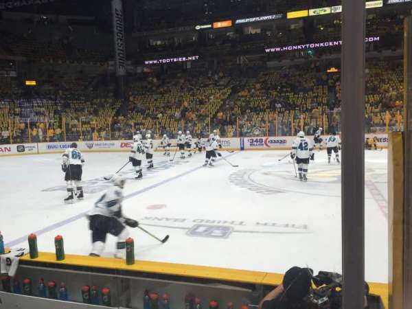 Bridgestone Arena, section: 115, row: DD, seat: 2