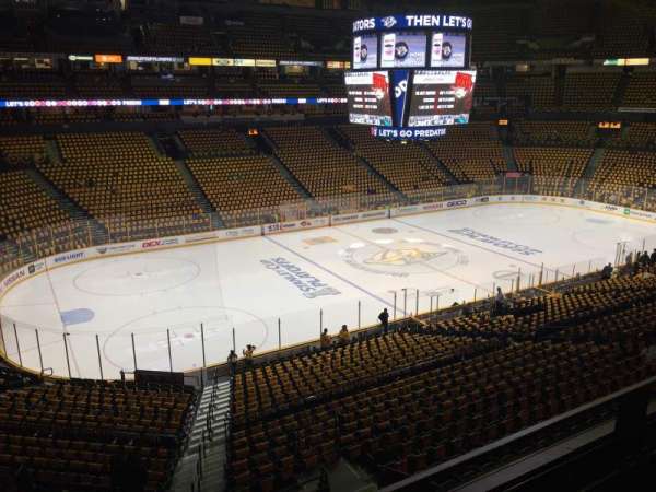 Bridgestone Arena, section: 213, row: E, seat: 15