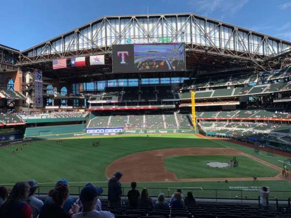 Globe Life Field, section: 108, row: 13, seat: 15