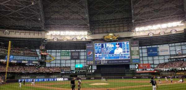 American Family Field, section: 117, row: 4, seat: 11