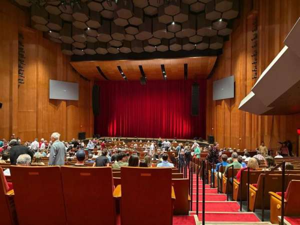 Jones Hall, section: Orchestra Center, row: AA, seat: 101