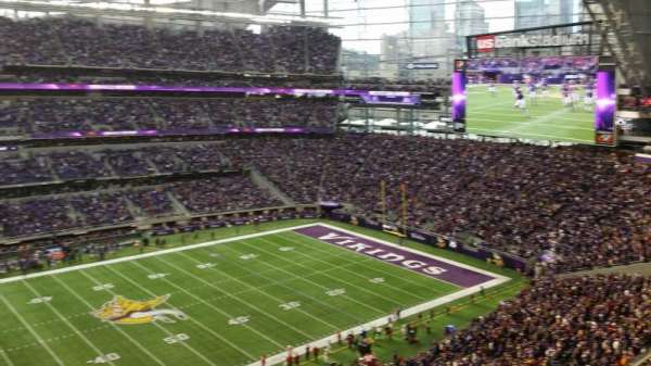 U.S. Bank Stadium, section: 314, row: B, seat: 20