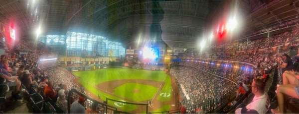 Daikin Park, section: 317, row: 4, seat: 1