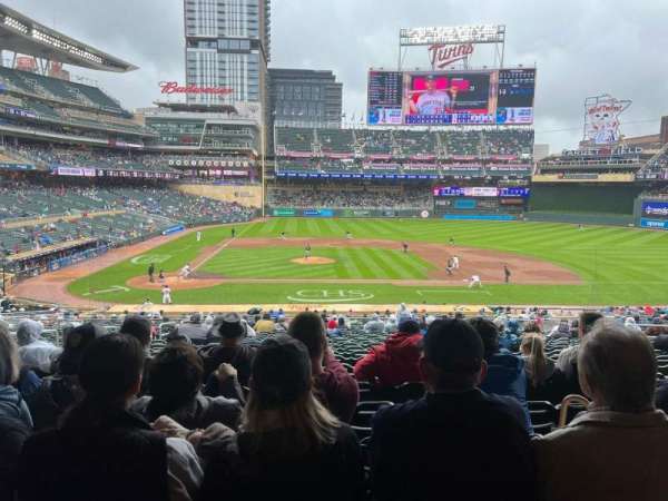 Target Field, section: 109, row: 23, seat: 18