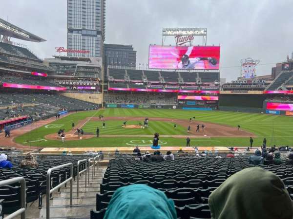 Target Field, section: 109, row: 19, seat: 24