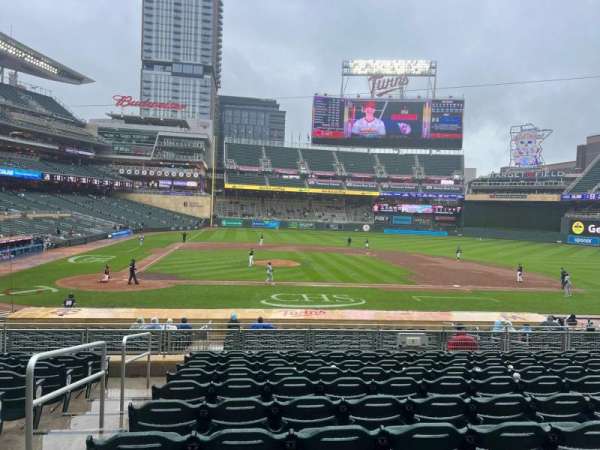 Target Field, section: 109, row: 11, seat: 23