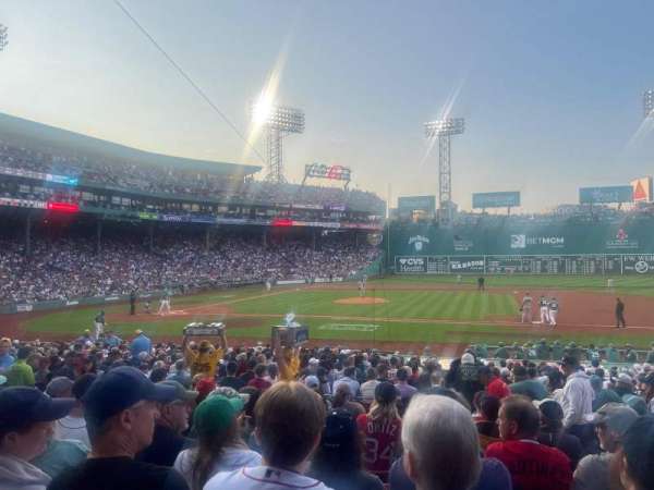 Fenway Park, section: Loge Box 114, row: HH, seat: 3