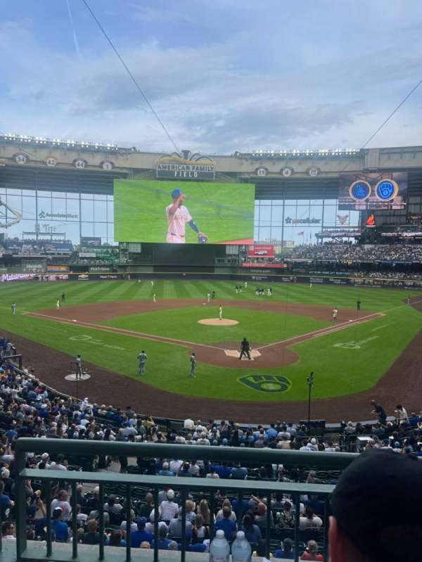 American Family Field, section: 219, row: 2, seat: 14