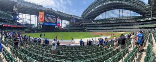 American Family Field, section: 127, row: 11, seat: 10
