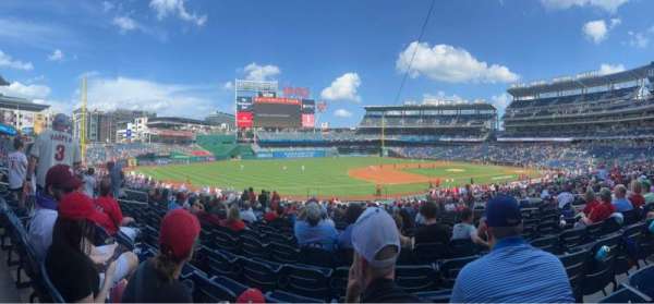 Nationals Park, section: 113, row: LL, seat: 12