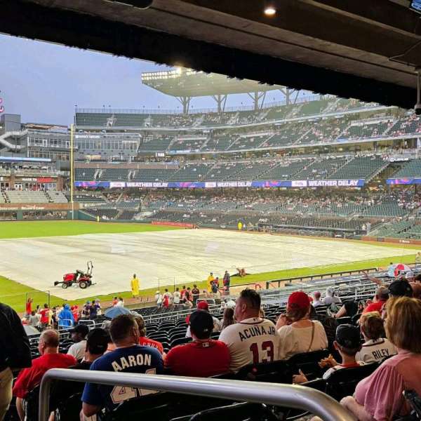Truist Park, section: 138, row: 16, seat: 1