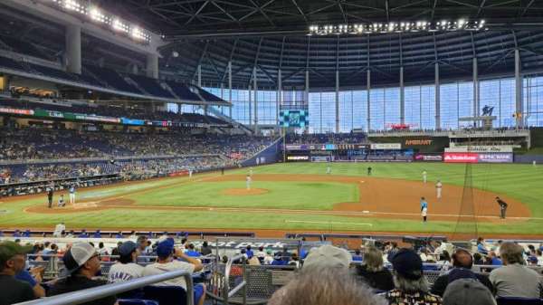 LoanDepot Park, section: 8, row: 6, seat: 24
