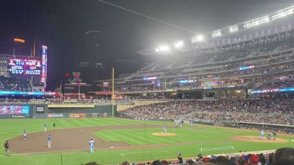 Target Field, section: 121, row: 10, seat: 4