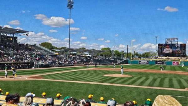 HoHoKam Stadium, section: 109, row: 8, seat: 2