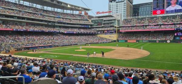 Target Field, section: 106, row: 11, seat: 10