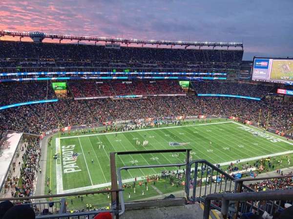 Gillette Stadium, section: 314, row: 10, seat: 1