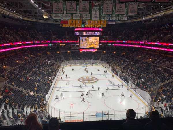 TD Garden, section: 309, row: 4, seat: 8