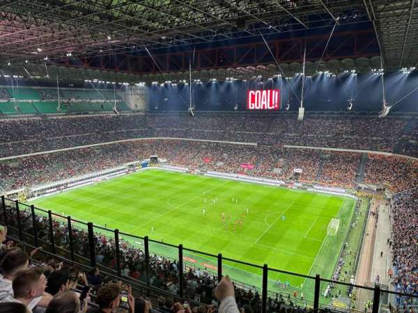 San Siro, section: 323, row: 9, seat: 1