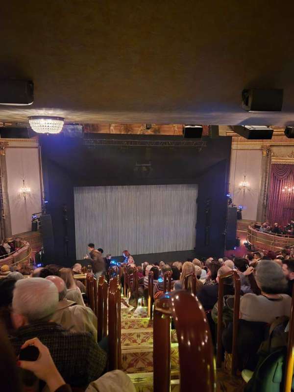 St. James Theatre, section: Mezzanine L, row: P, seat: 1