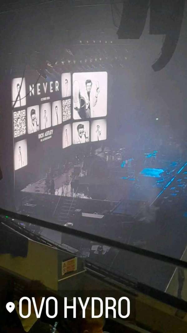 OVO Hydro, section: 221, row: H, seat: 15