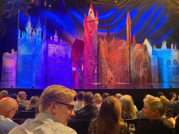 Gillian Lynne Theatre, section: Stalls, row: F, seat: 35