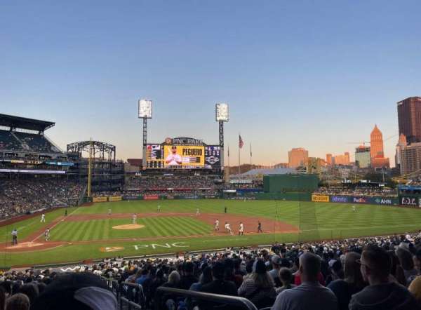 PNC Park, section: 113, row: Y, seat: 1