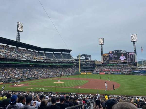 PNC Park, section: 108, row: V, seat: 23
