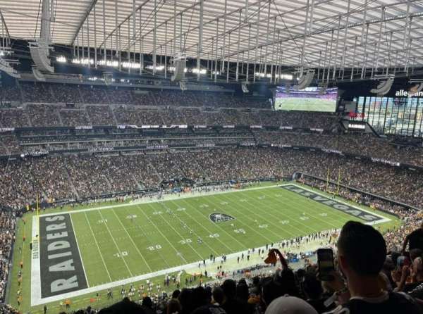 Allegiant Stadium, section: 416, row: 9, seat: 13