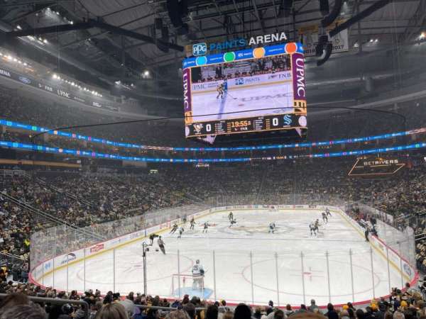 PPG Paints Arena, section: 106, row: S, seat: 18