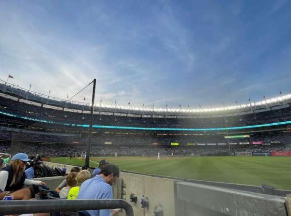 Yankee Stadium, section: 110, row: 1, seat: 5