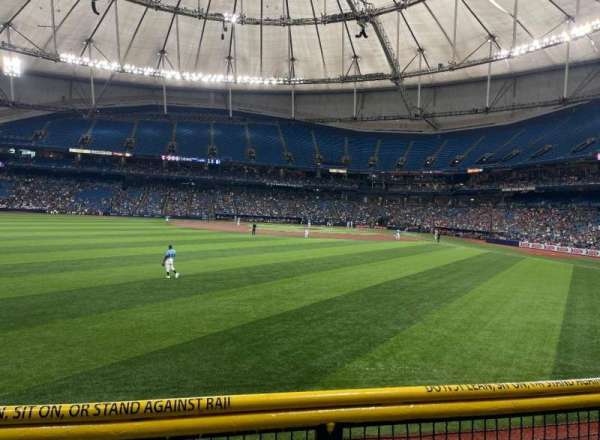 Tropicana Field, section: 145, row: U, seat: 15