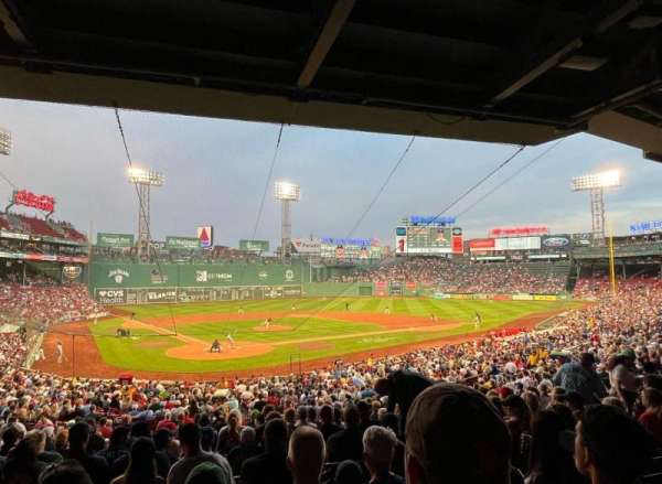 Fenway Park, section: Grandstand 19, row: 6, seat: 4