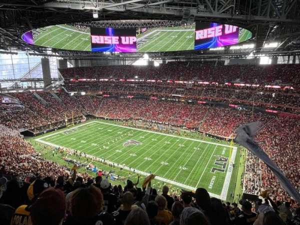Mercedes-Benz Stadium, section: 335, row: 16, seat: 9