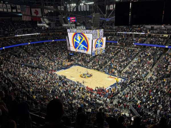 Ball Arena, section: 372, row: 12, seat: 16
