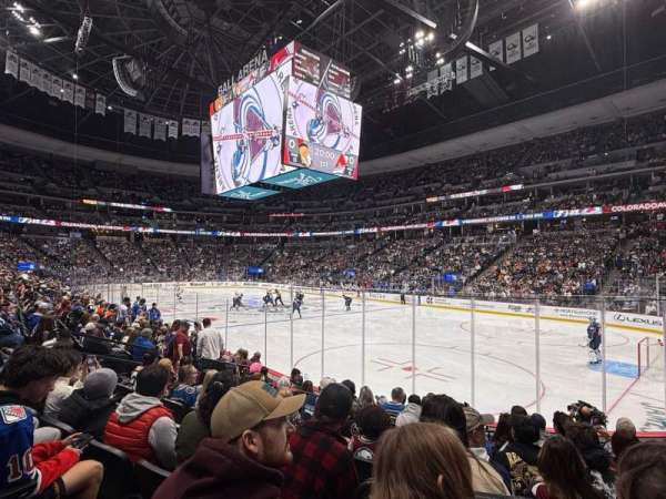 Ball Arena, section: 120, row: 9, seat: 3