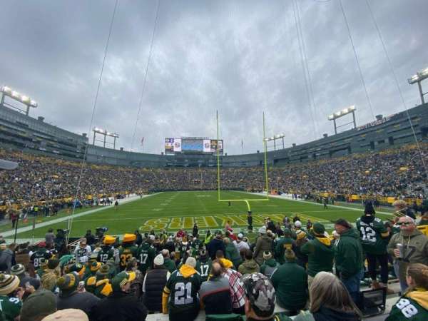 Lambeau Field, section: 138, row: 13, seat: 16