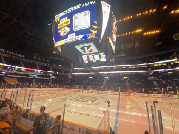 Bridgestone Arena, section: 116, row: FF, seat: 5