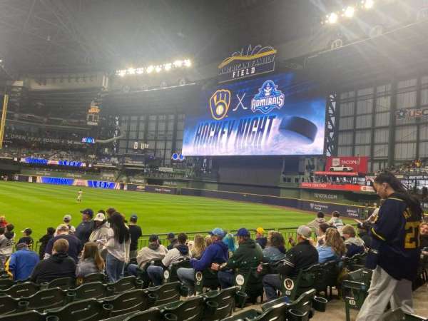 American Family Field, section: 108, row: 15