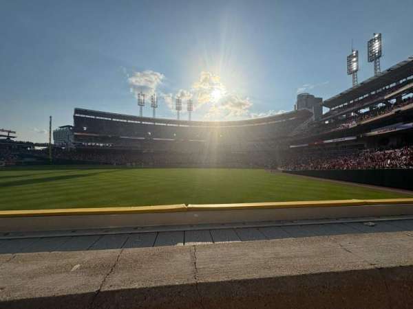 Great American Ball Park, section: 104, row: A, seat: 14